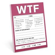 WTF Nifty Note Pad (Magenta Purple)