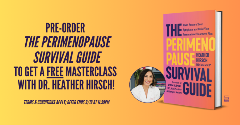 THE PERIMENOPAUSE SURVIVAL GUIDE Pre-order Offer